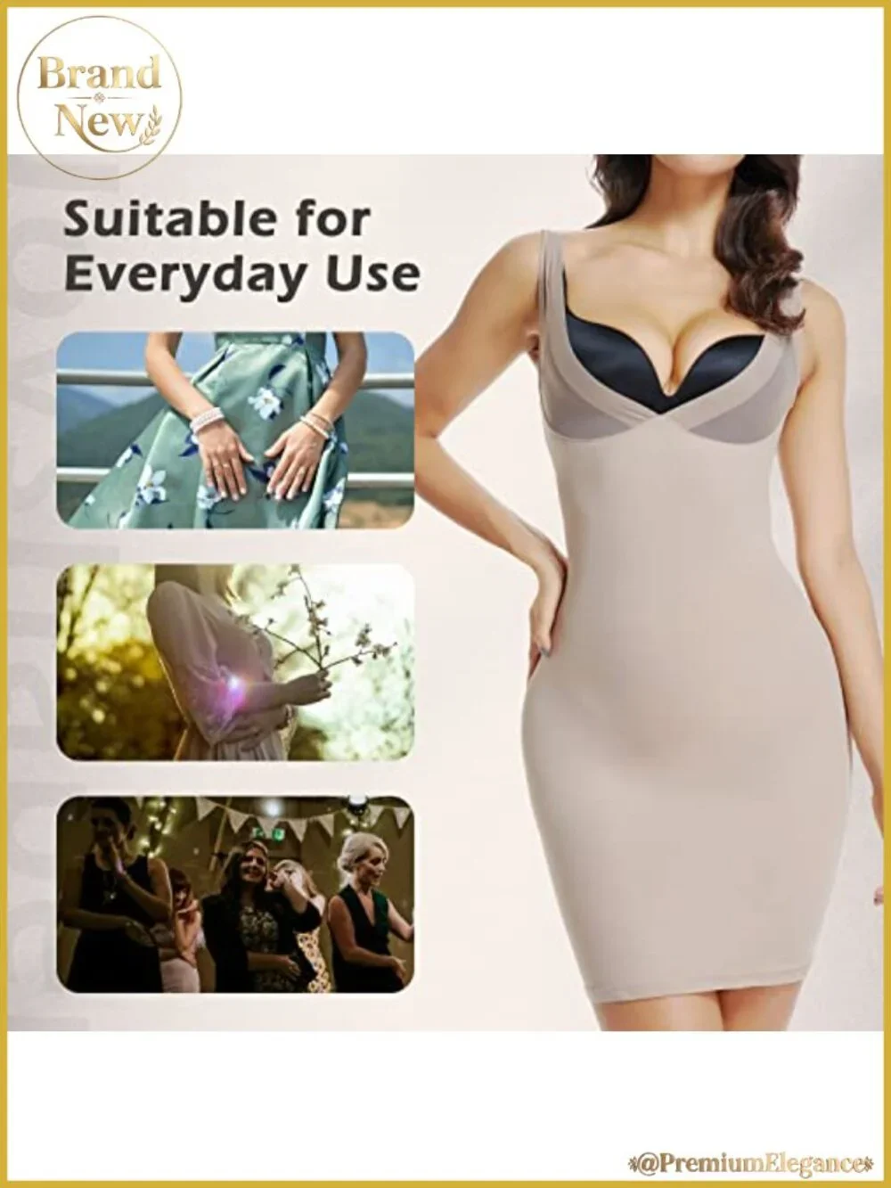 Full Slips for Women Under Dresses Tummy Control Shapewear Slip